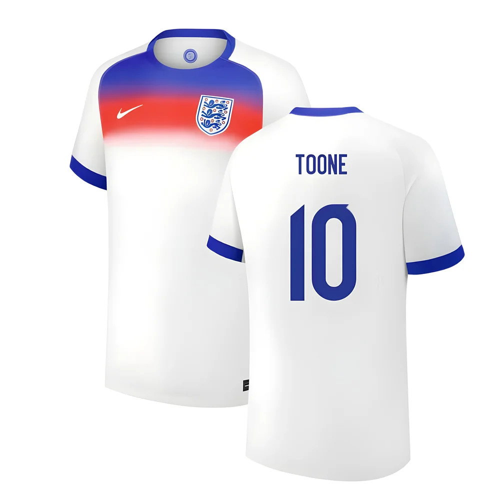 2025 England Womens Team Home Shirt (Kids) (TOONE 10)