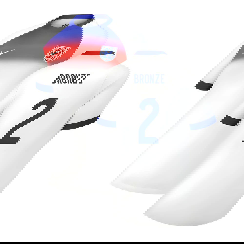 2025 England Womens Team Home Shirt (Ladies) (BRONZE 2)