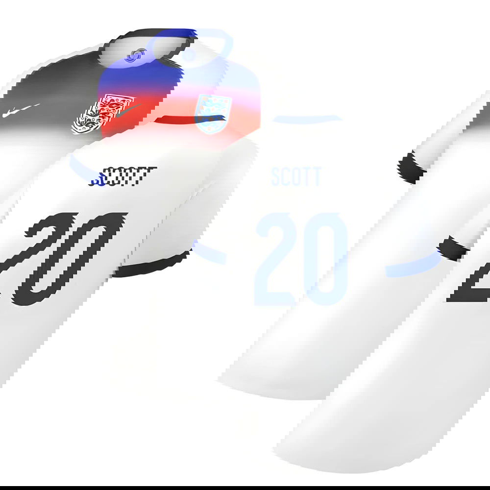 2025 England Womens Team Home Shirt (Unisex) (SCOTT 20)