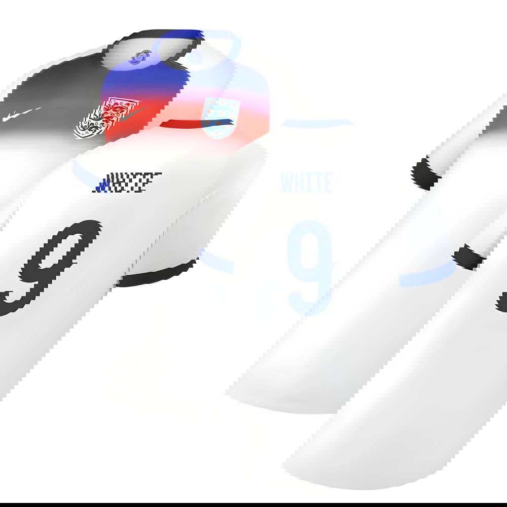 2025 England Womens Team Home Shirt (Unisex) (WHITE 9)