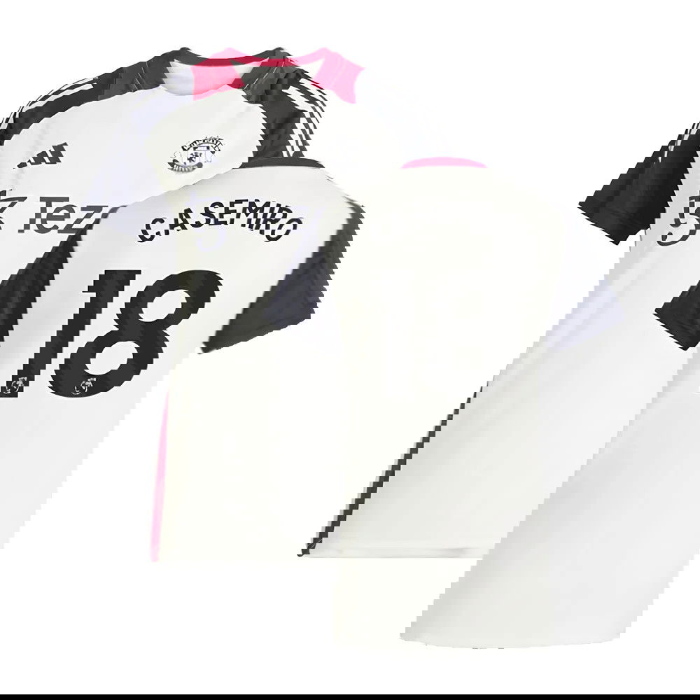 2025 Man Utd Training Jersey (Off White) - Womens (Casemiro 18)