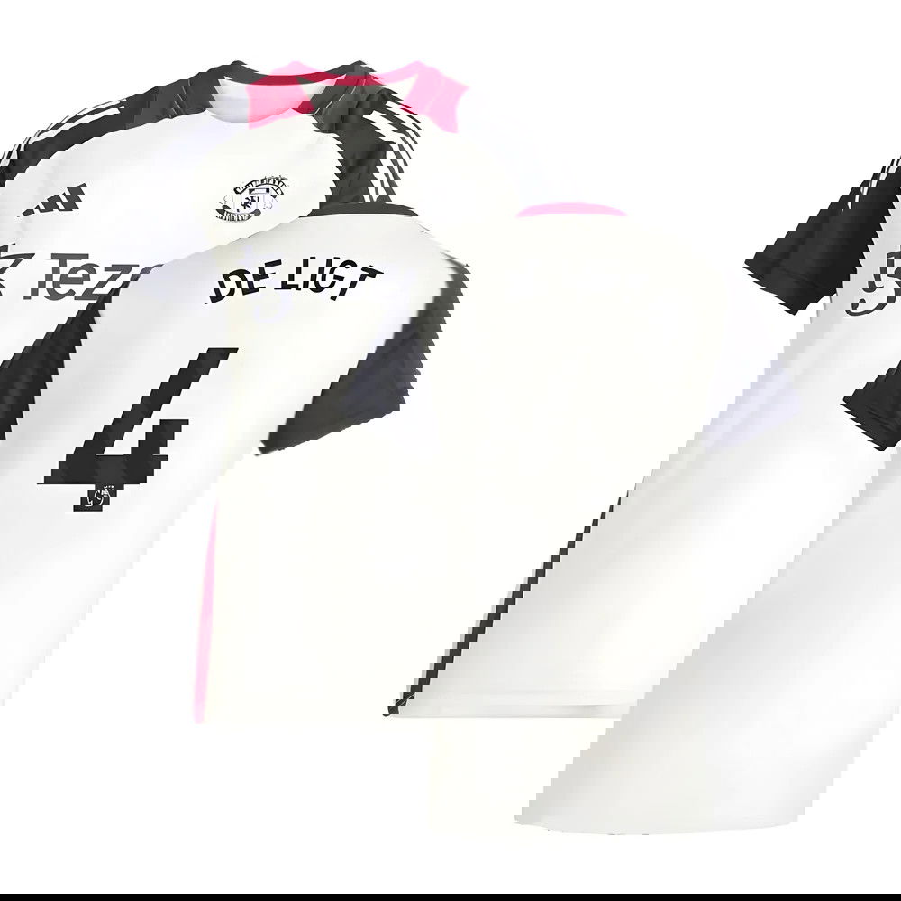 2025 Man Utd Training Jersey (Off White) - Womens (De Ligt 4)