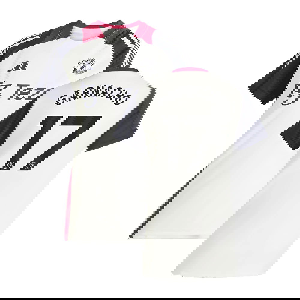 2025 Man Utd Training Jersey (Off White) - Womens (Garnacho 17)