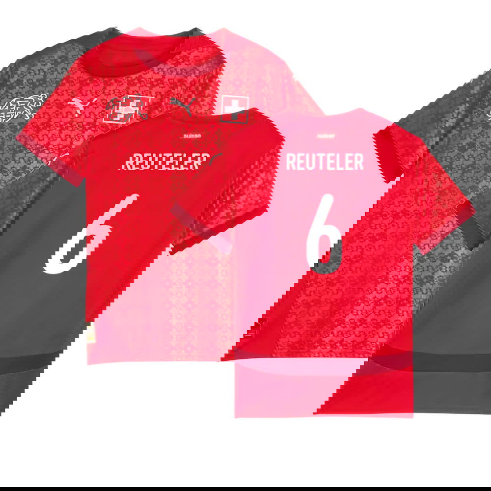2025 Switzerland EUR25 Home Shirt (Kids) (Reuteler 6)