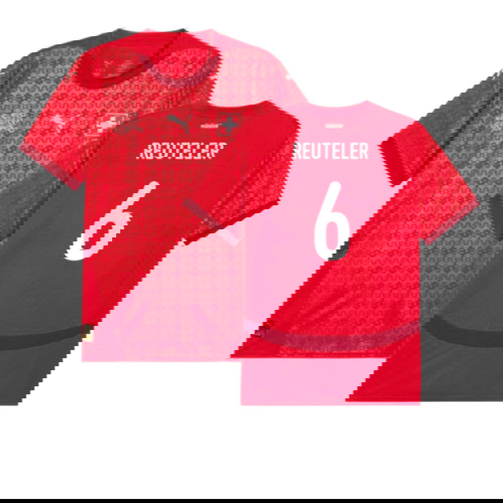 2025 Switzerland EUR25 Home Shirt (Unisex) (Reuteler 6)