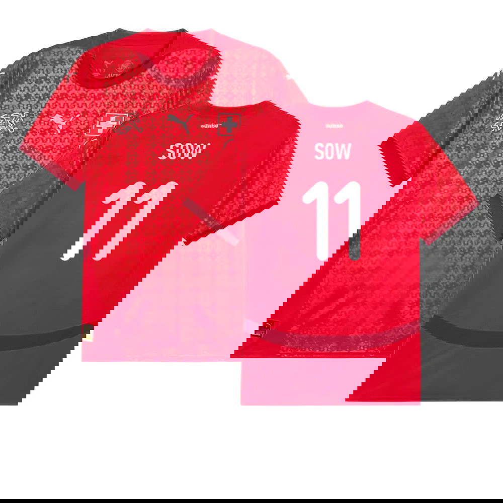 2025 Switzerland EUR25 Home Shirt (Unisex) (Sow 11)