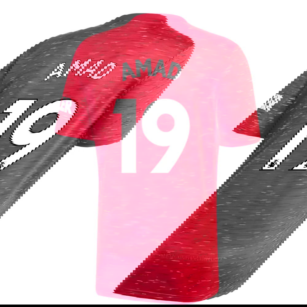 2020-2021 Man Utd Adidas Home Football Shirt (Kids) (Amad 19)