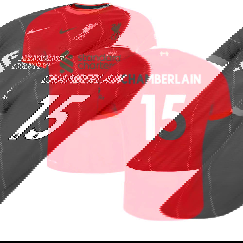 Liverpool 2021-2022 Vapor Home Shirt (Kids) (CHAMBERLAIN 15)