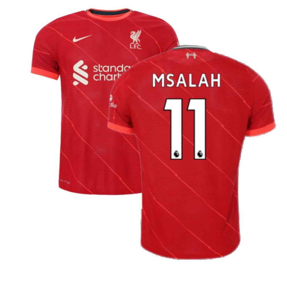 Liverpool 2021-2022 Vapor Home Shirt (M.SALAH 11)