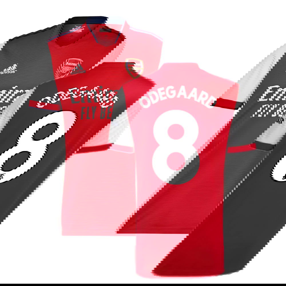 Arsenal 2021-2022 Home Shirt (ODEGAARD 8)