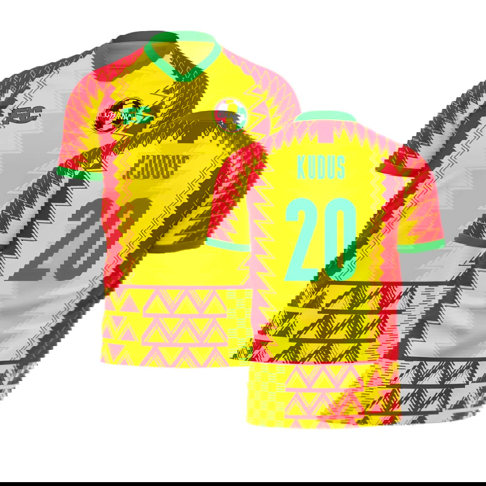 Ghana 2022-2023 Home Concept Football Kit (Fans Culture) (KUDUS 20)