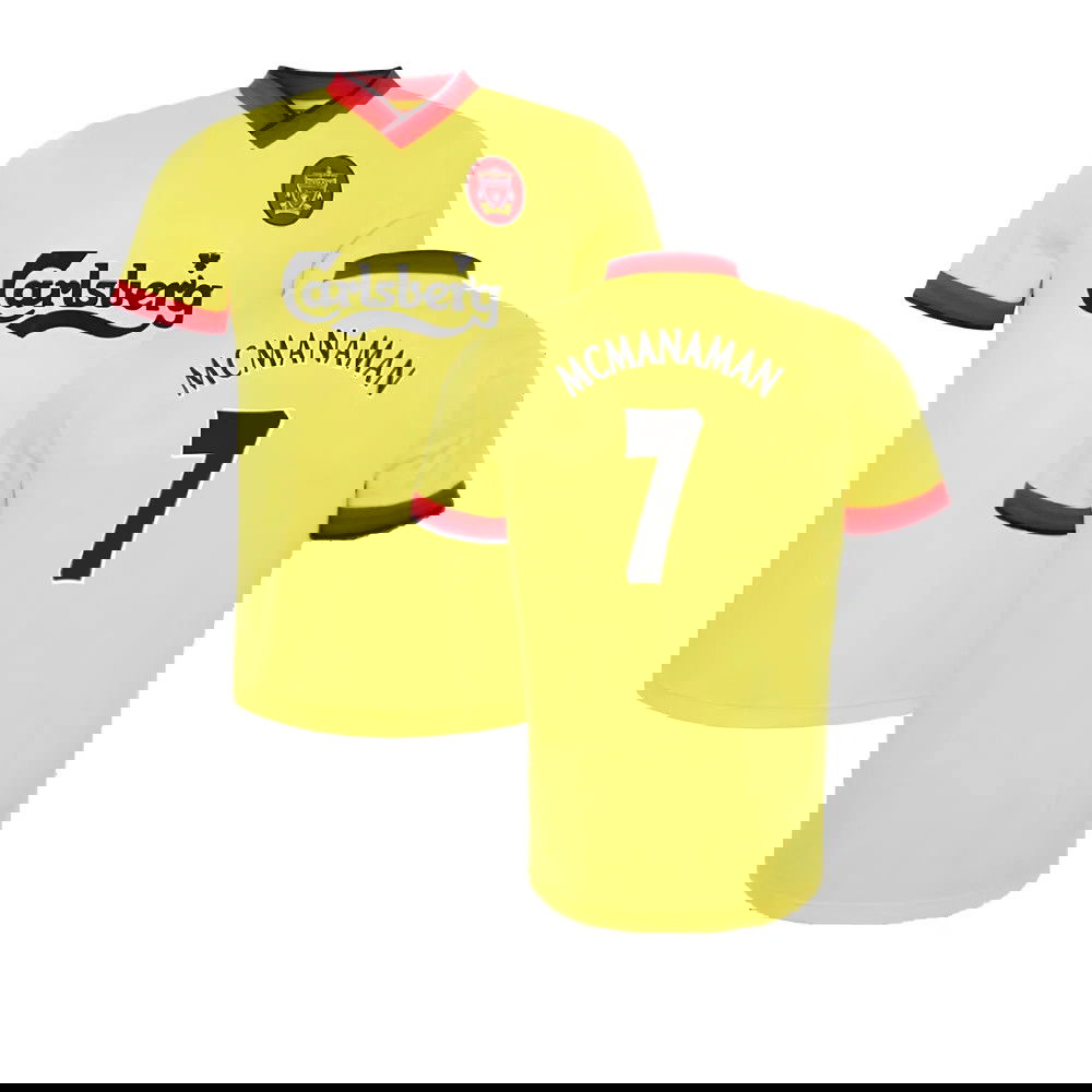 1997-1998 Liverpool Away Retro Shirt (MCMANAMAN 7)