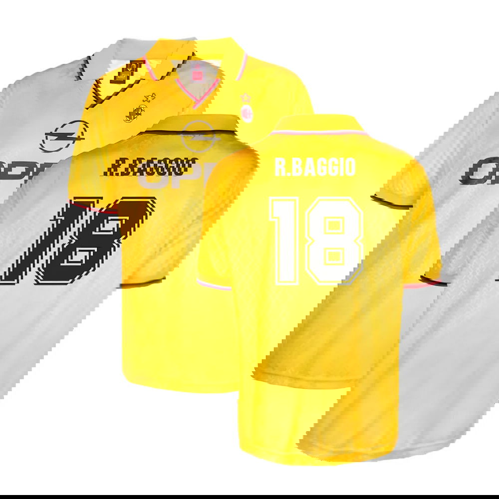 AC Milan 1995-1996 Third Retro Shirt (R.Baggio 18)
