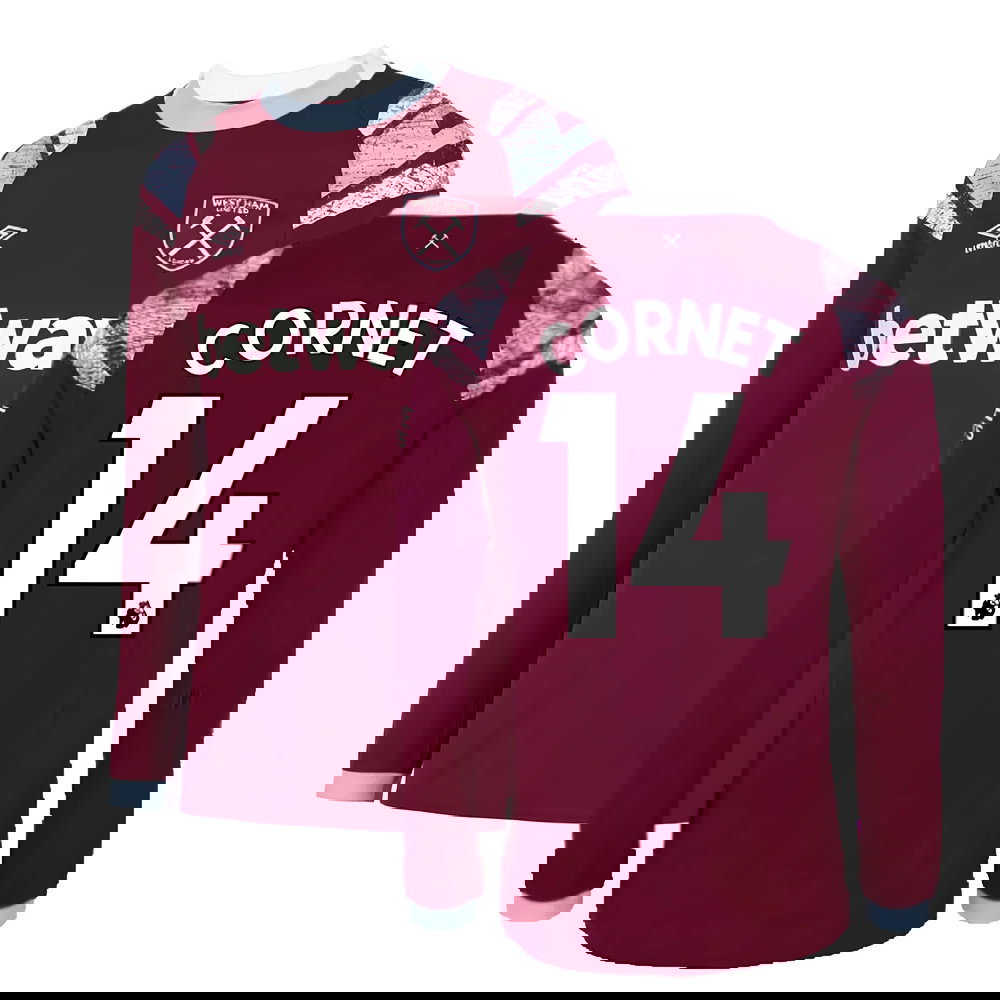 2022-2023 West Ham Long Sleeve Home Shirt (CORNET 14)