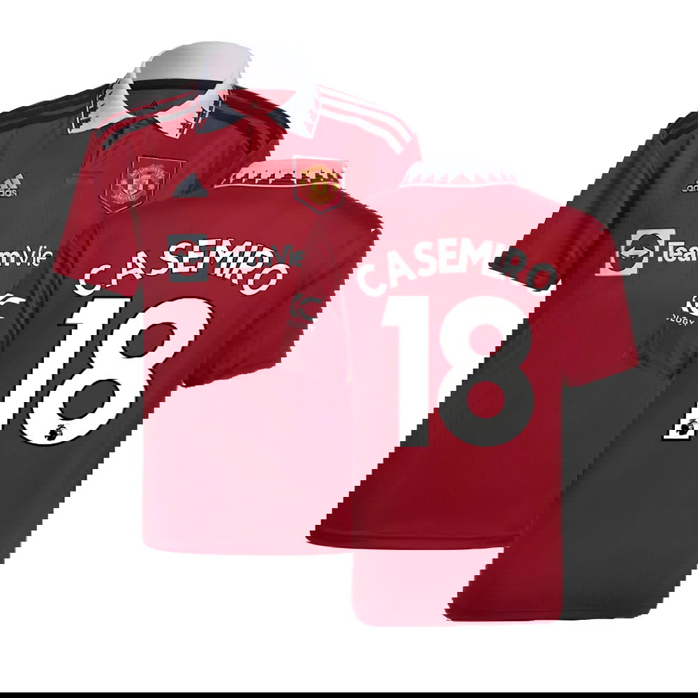 2022-2023 Man Utd Home Shirt (Kids) (CASEMIRO 18)