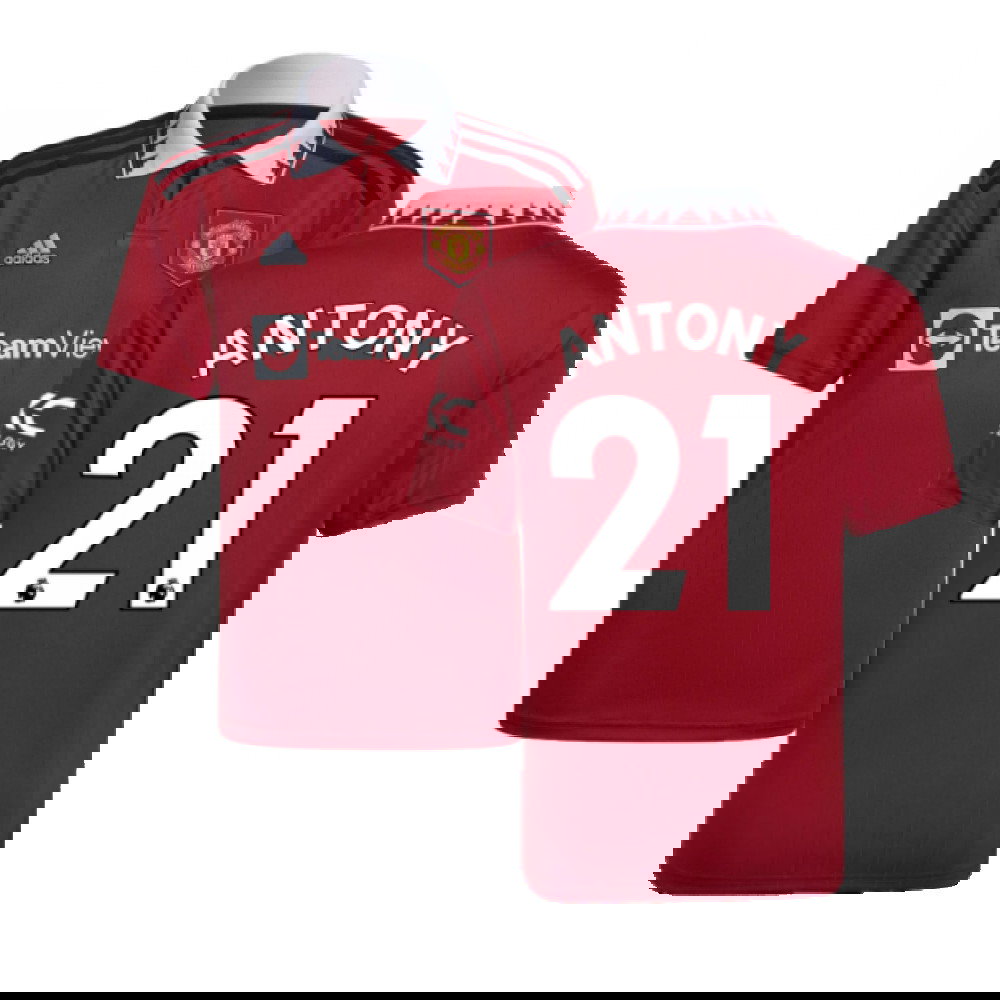 2022-2023 Man Utd Home Shirt (Kids) (ANTONY 21)