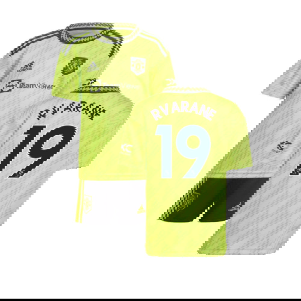 2022-2023 Man Utd Third Mini Kit (R VARANE 19)