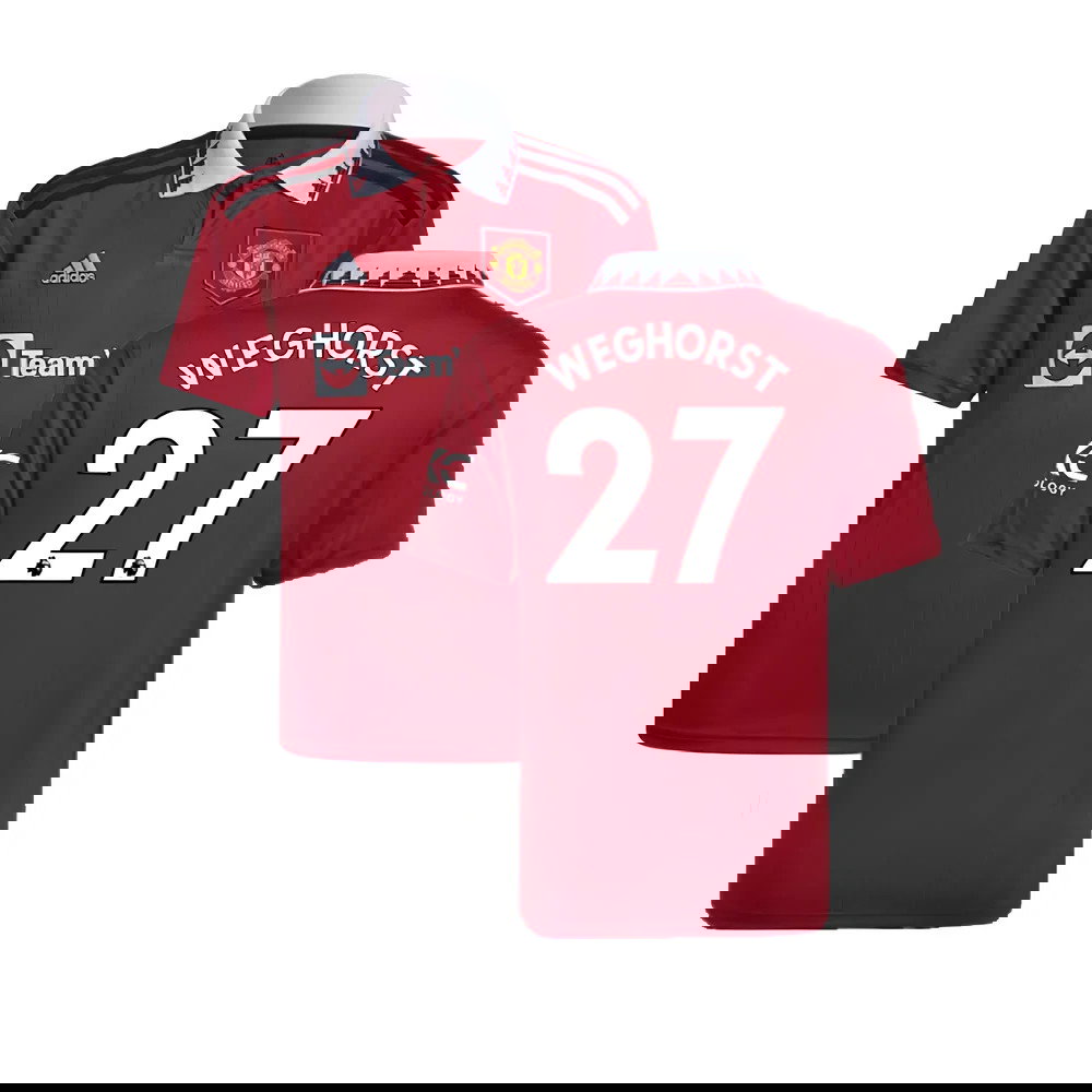 2022-2023 Man Utd Home Shirt (Kids) (Weghorst 27)