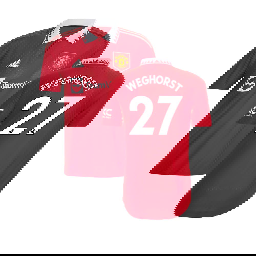 2022-2023 Man Utd Authentic Home Shirt (Weghorst 27)