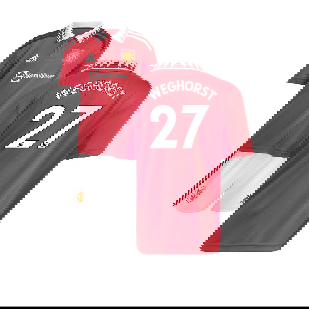 2022-2023 Man Utd Home Mini Kit (Weghorst 27)