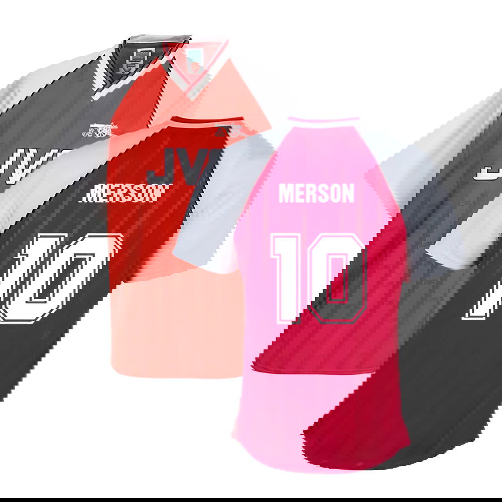 Arsenal 1988 Home Retro Football Shirt (Merson 10)