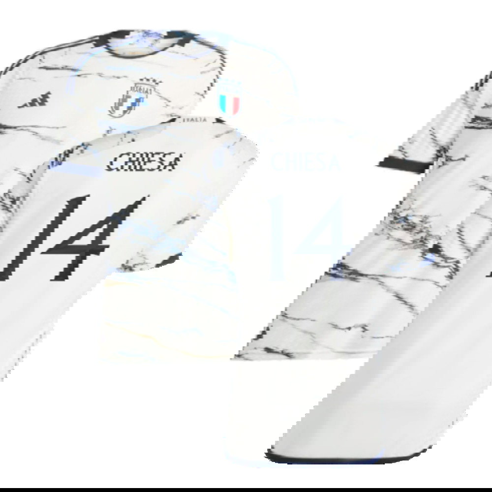 2023-2024 Italy Authentic Away Shirt (CHIESA 14)