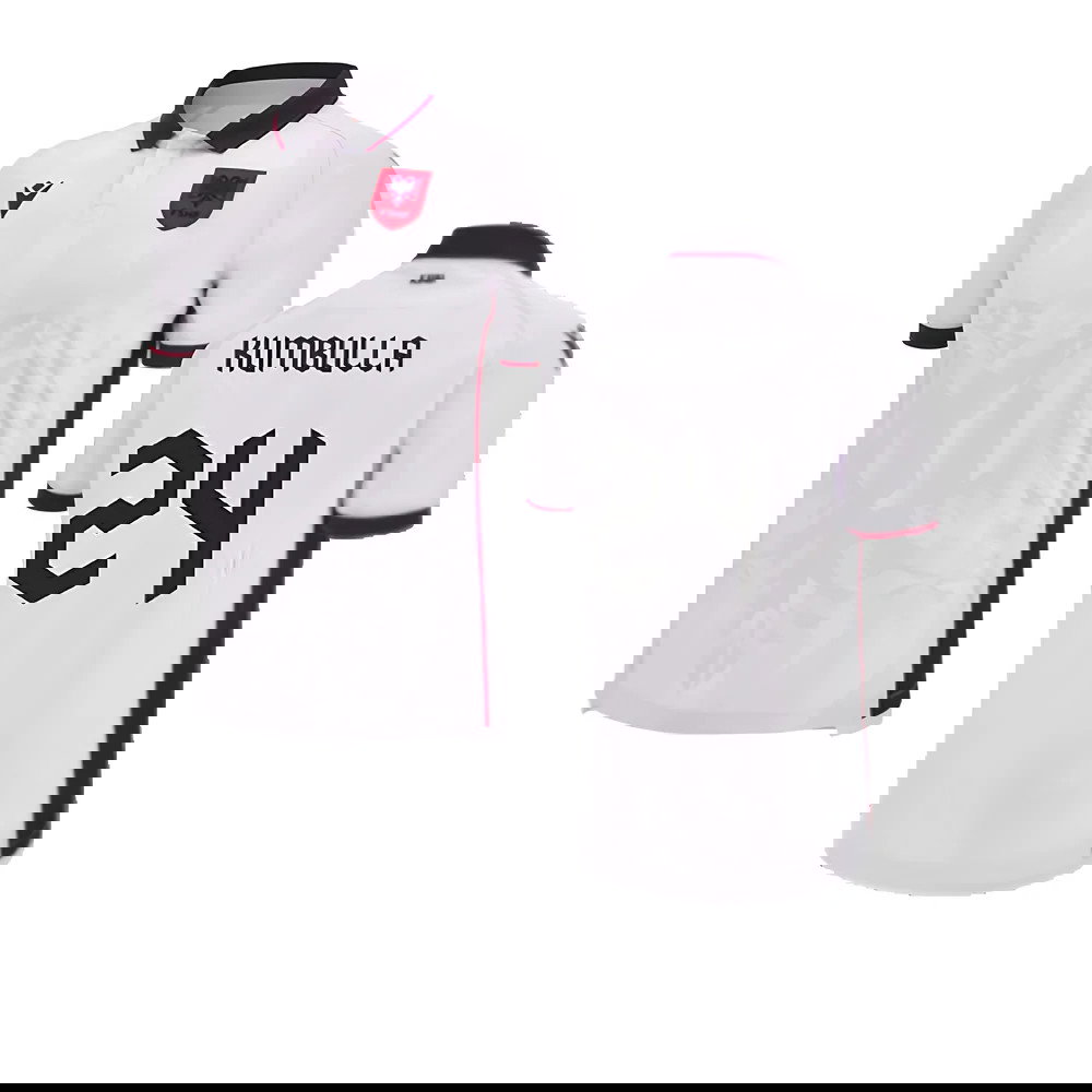 2023-2024 Albania Away Authentic Shirt (Kumbulla 24)