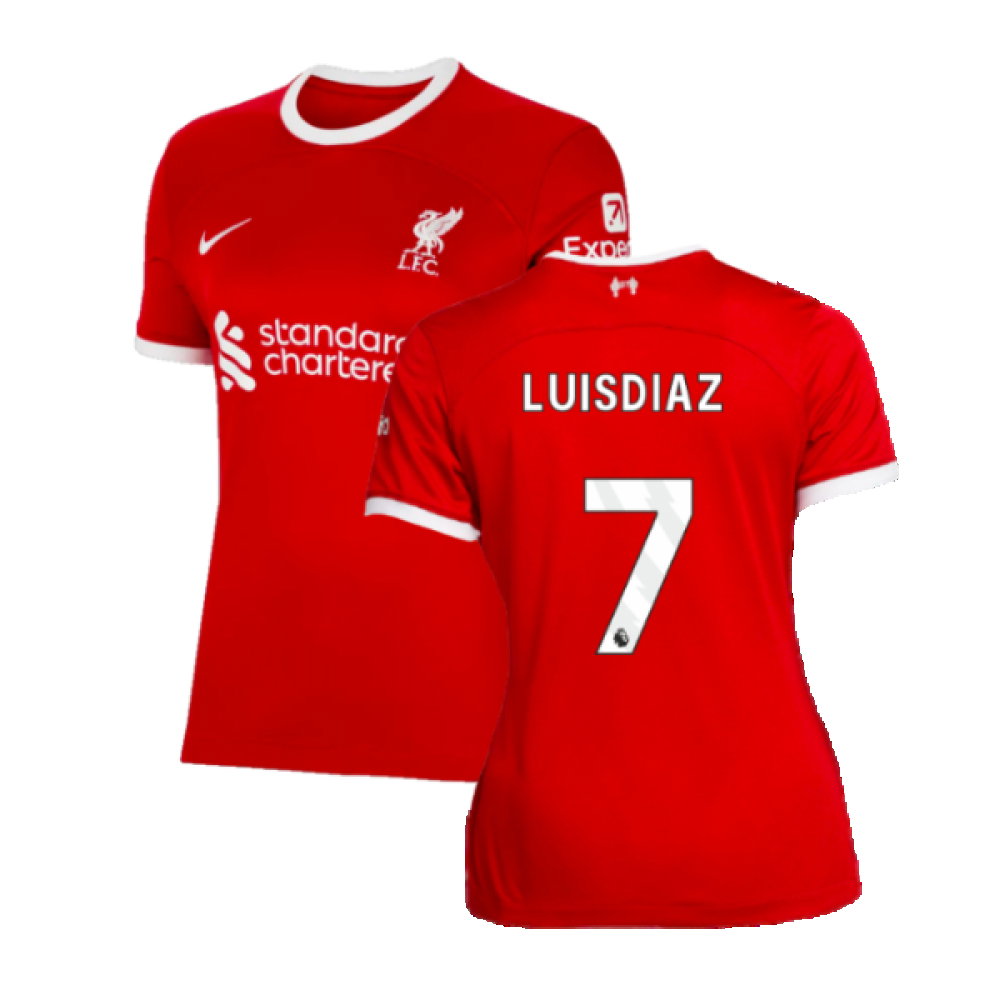 2023-2024 Liverpool Home Shirt (Ladies) (Luis Diaz 7)