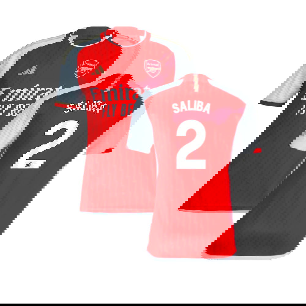 2023-2024 Arsenal Home Shirt (Saliba 2)