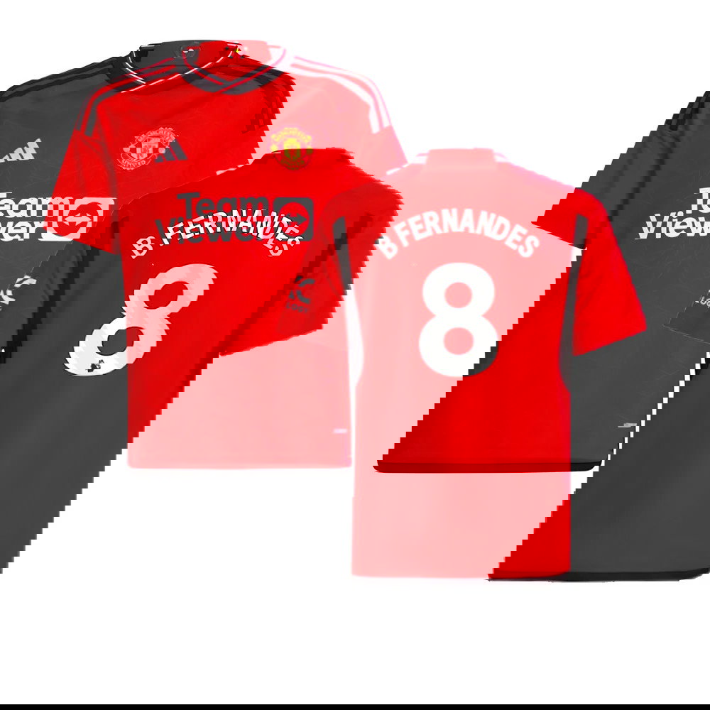 2023-2024 Man Utd Home Shirt (Kids) (B Fernandes 8)