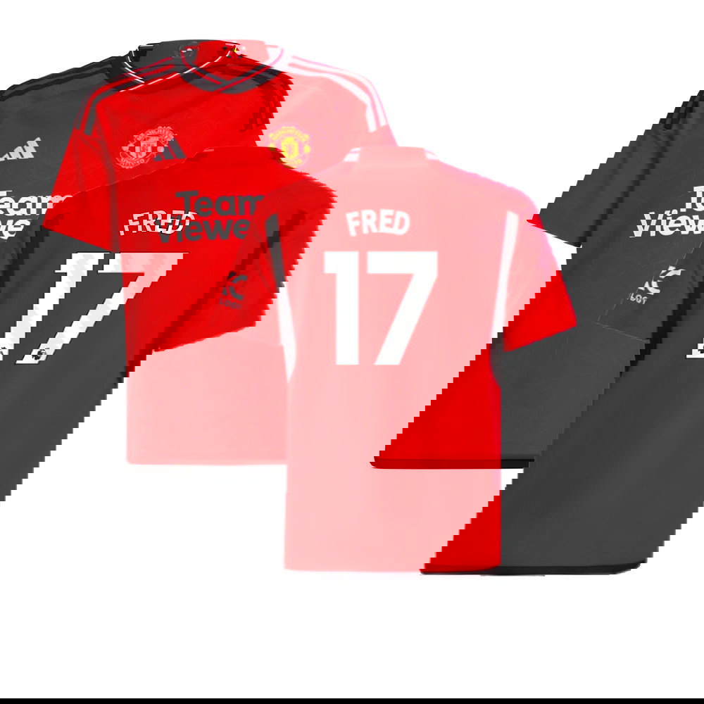 2023-2024 Man Utd Home Shirt (Kids) (Fred 17)