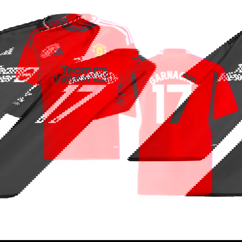 2023-2024 Man Utd Home Shirt (Kids) (Garnacho 17)