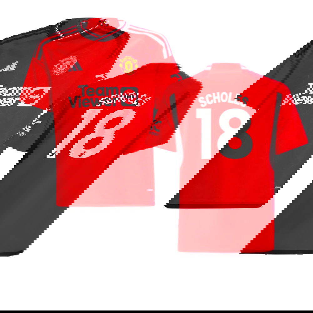2023-2024 Man Utd Home Shirt (Kids) (Scholes 18)