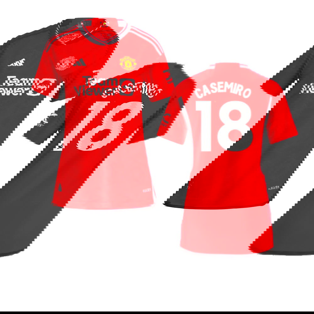 2023-2024 Man Utd Authentic Home Shirt (Ladies) (Casemiro 18)