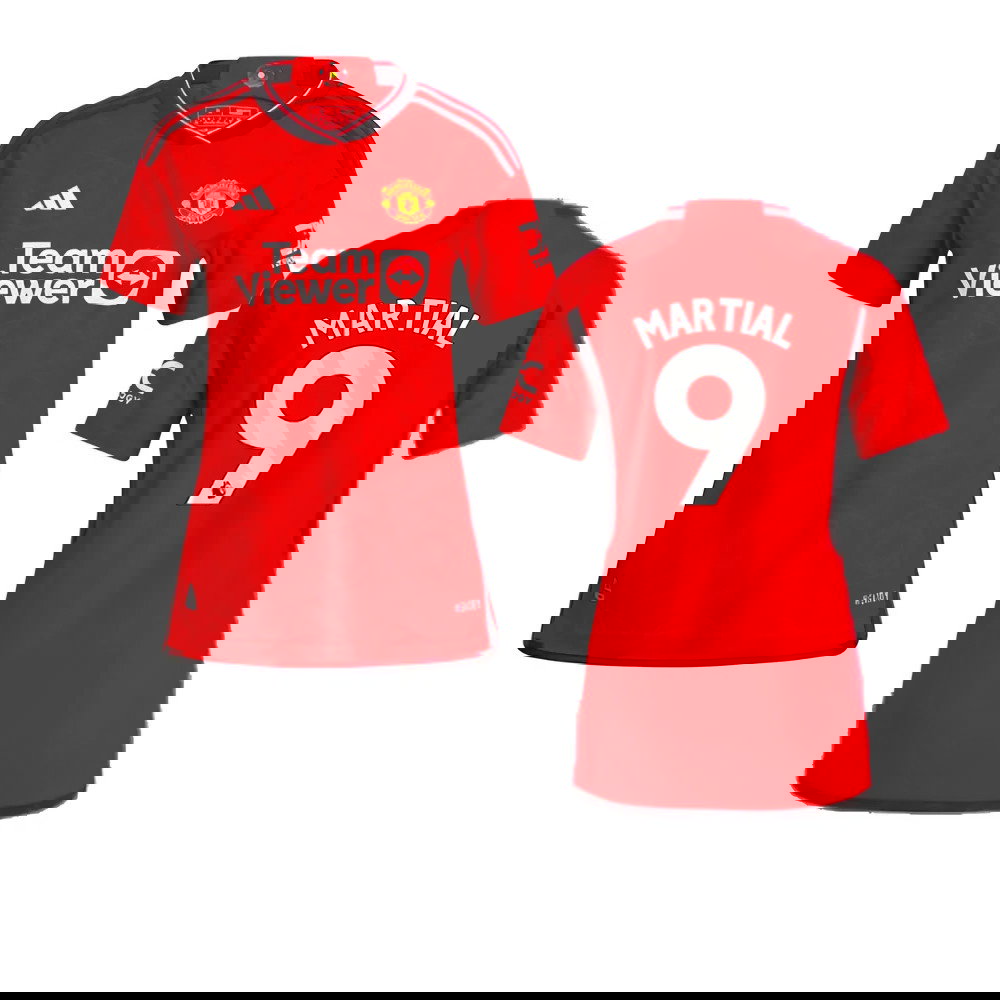 2023-2024 Man Utd Authentic Home Shirt (Ladies) (Martial 9)