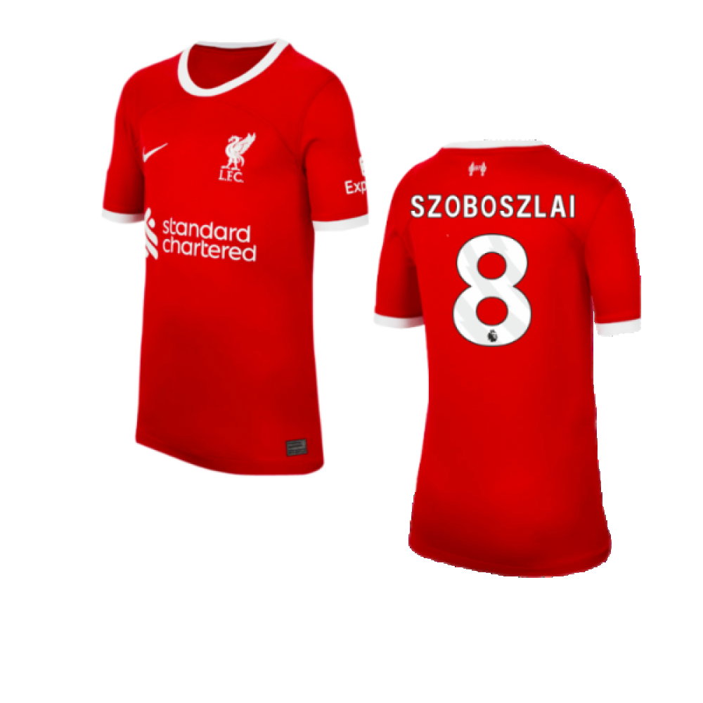 2023-2024 Liverpool Home Shirt (Kids) (Szoboszlai 8)