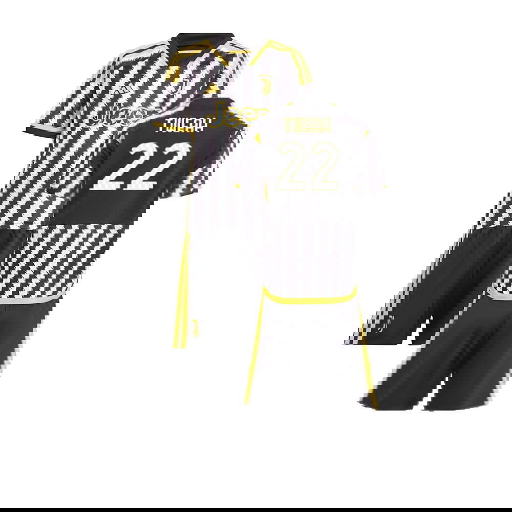 2023-2024 Juventus Home Mini Kit (T Weah 22)