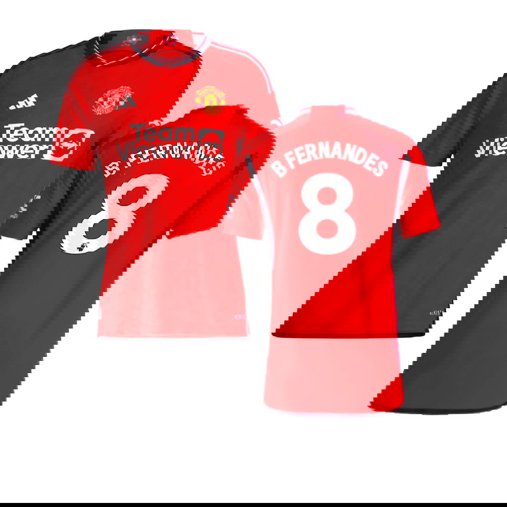 2023-2024 Man Utd Authentic Home Shirt (B Fernandes 8)