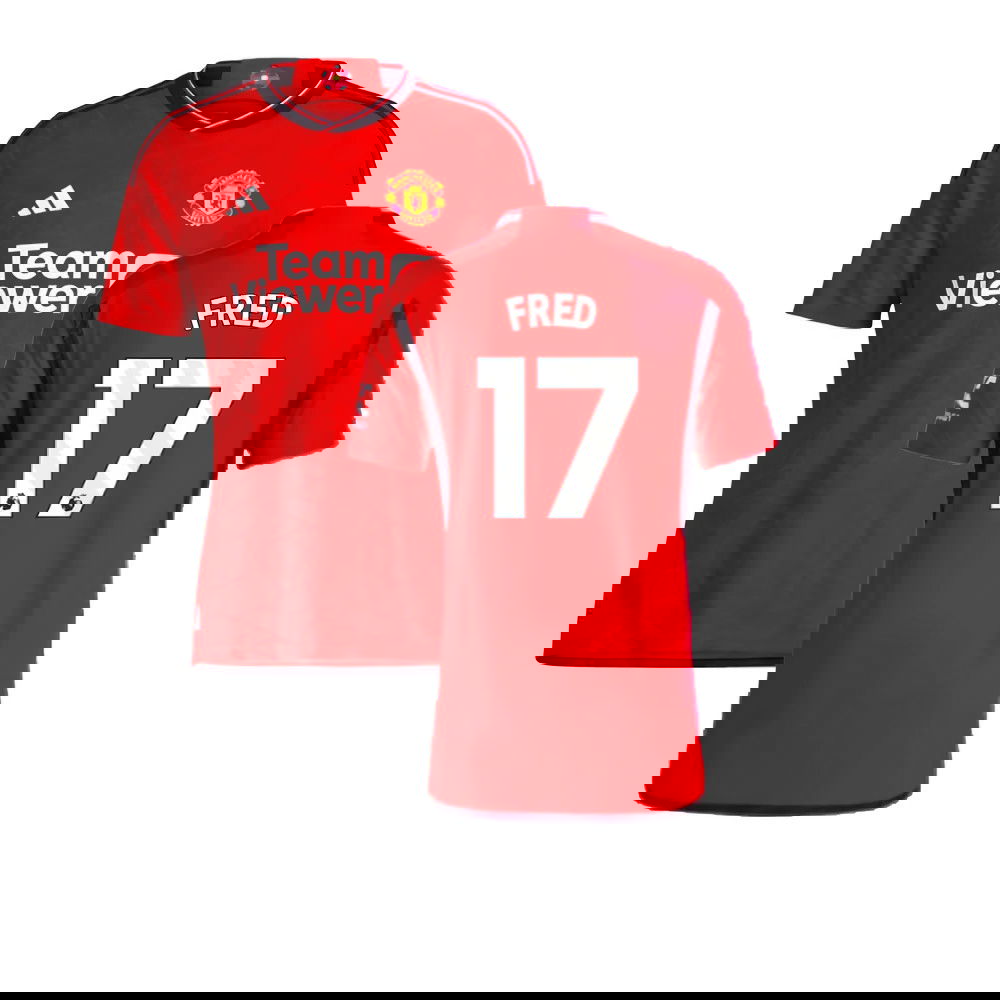 2023-2024 Man Utd Authentic Home Shirt (Fred 17)