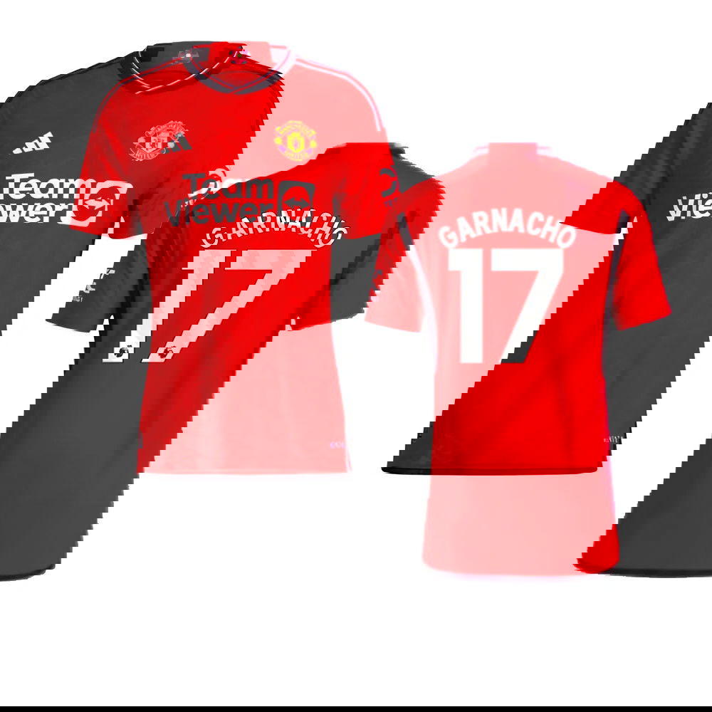 2023-2024 Man Utd Authentic Home Shirt (Garnacho 17)