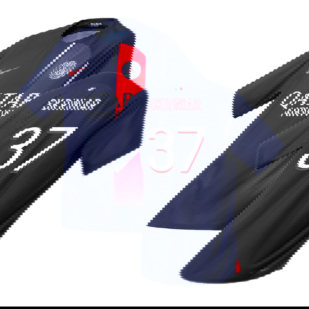 2023-2024 PSG Home Match Authentic Shirt (Skriniar 37)