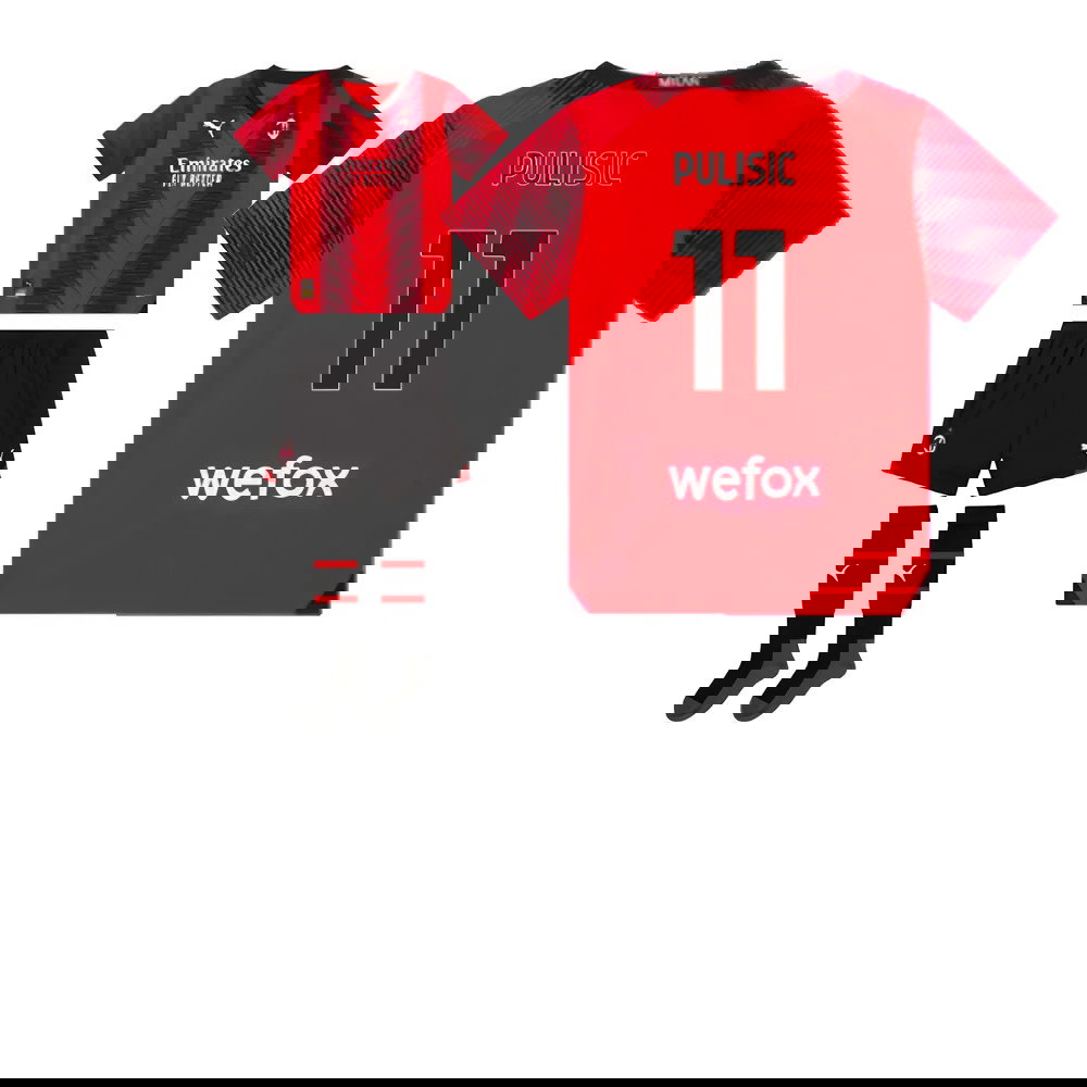 2023-2024 AC Milan Home Mini Kit (Pulisic 11)