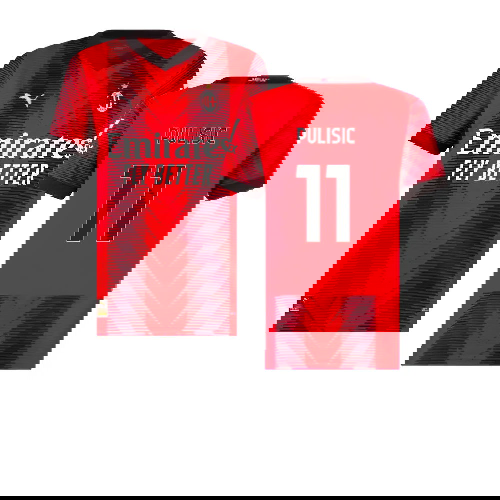 2023-2024 AC Milan Home Shirt (Ladies) (Pulisic 11)