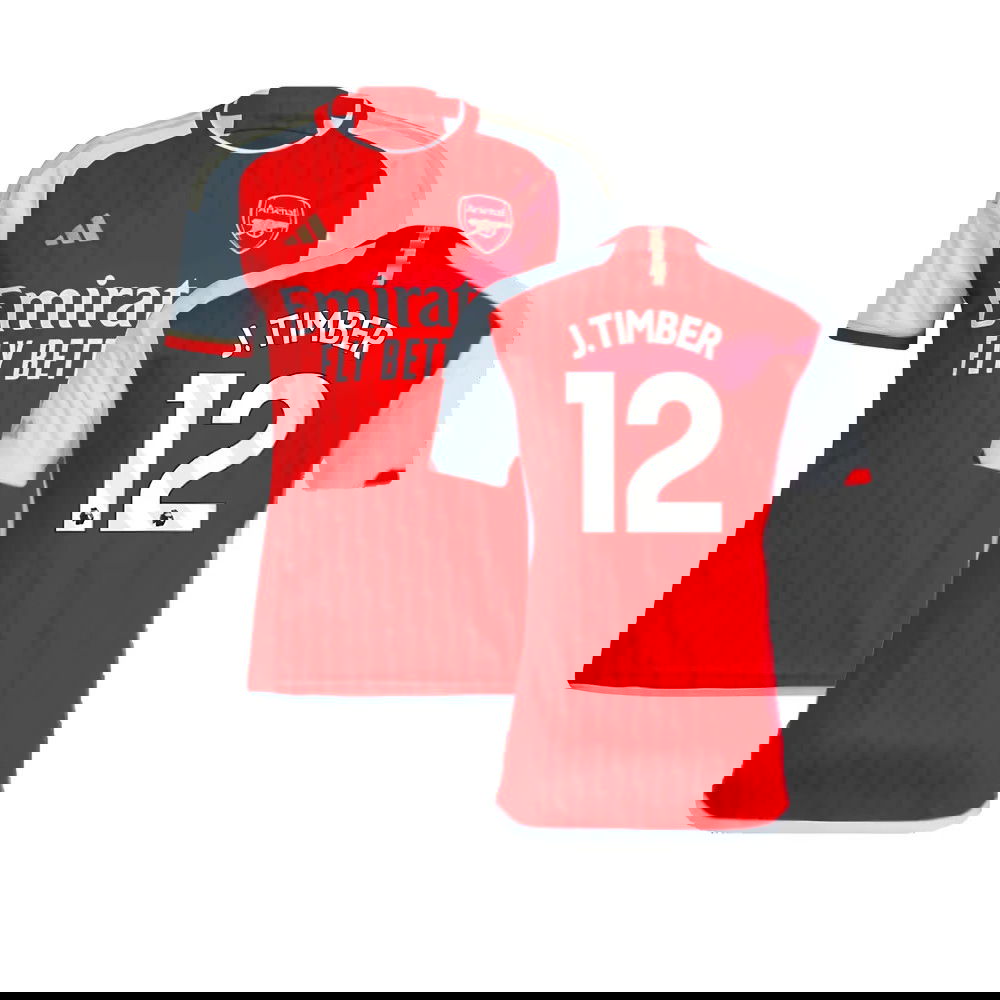 2023-2024 Arsenal Home Shirt (J.Timber 12)