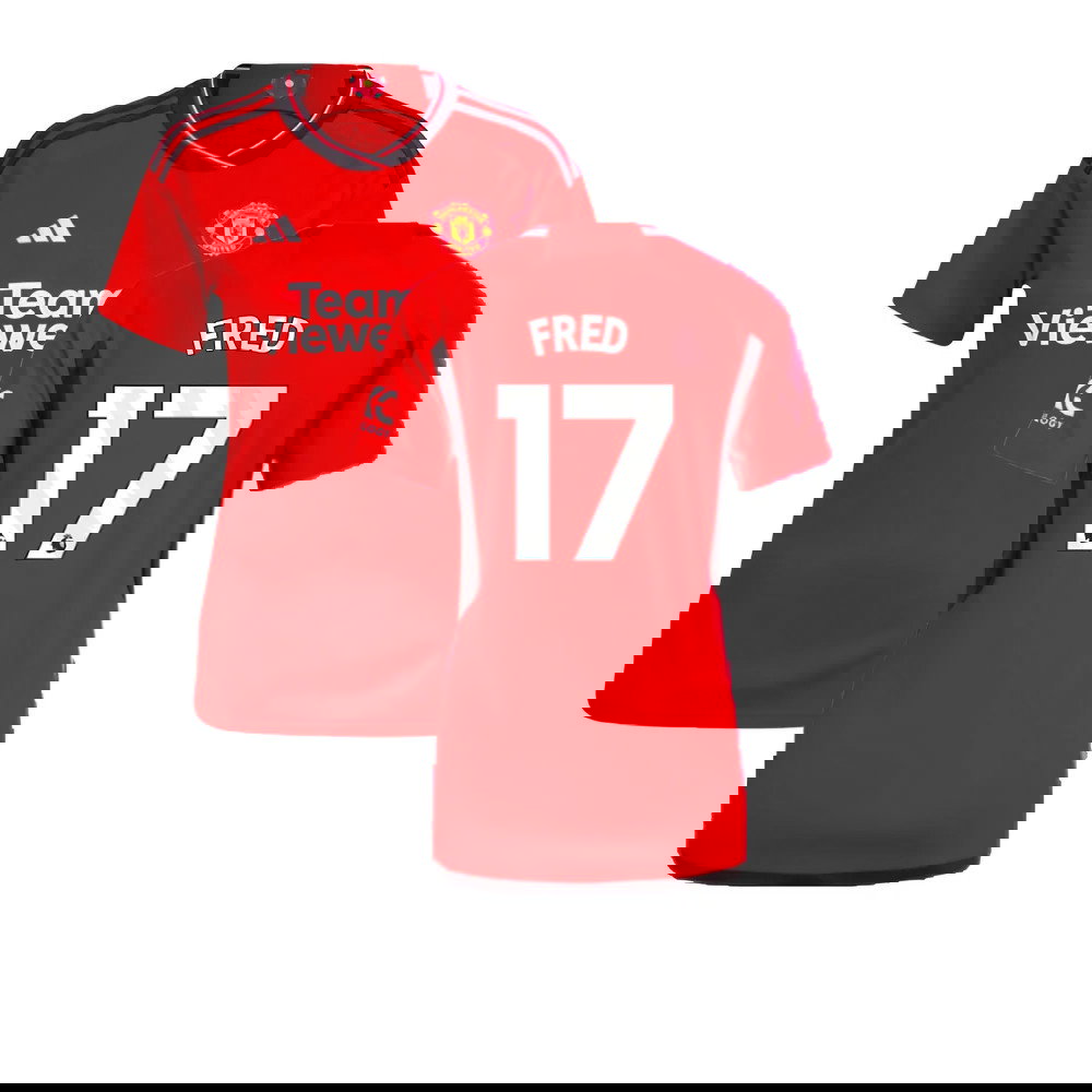 2023-2024 Man Utd Home Shirt (Ladies) (Fred 17)
