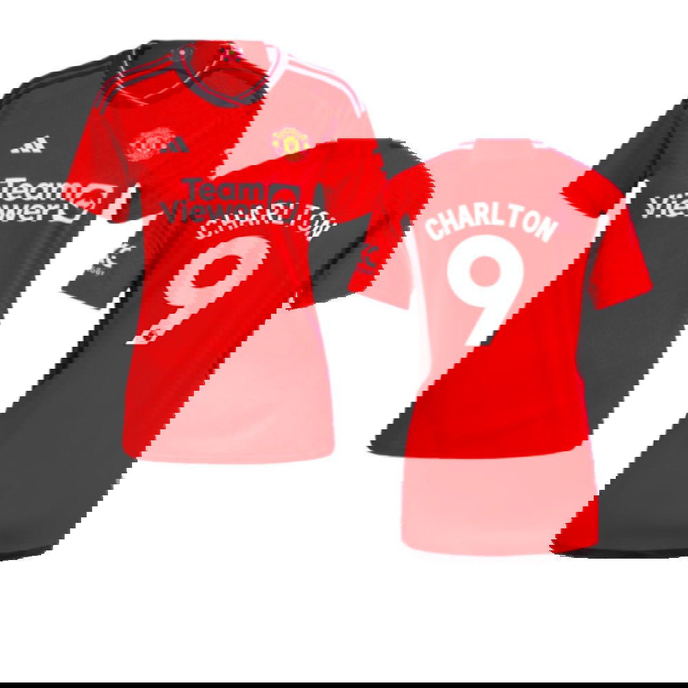 2023-2024 Man Utd Home Shirt (Ladies) (Charlton 9)