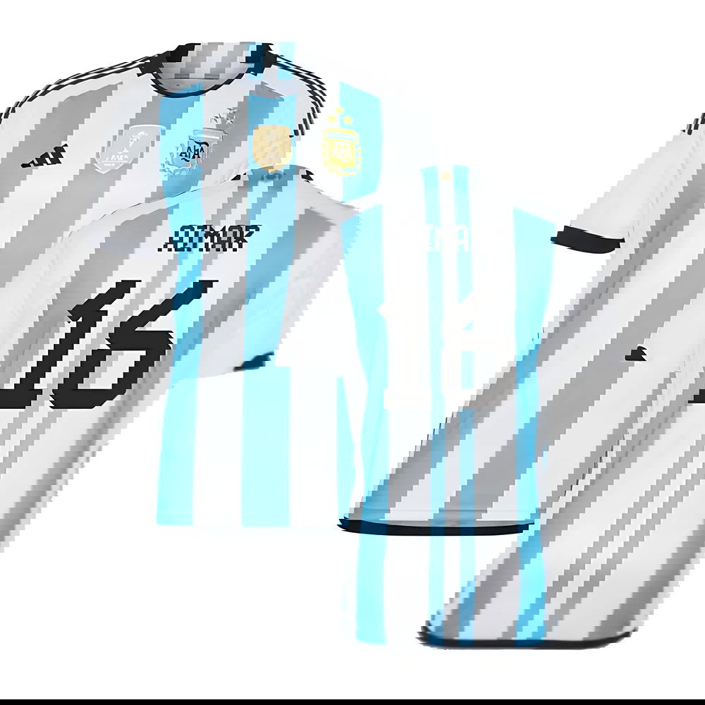 Argentina 2022 World Cup Winners Home Shirt (AIMAR 16)