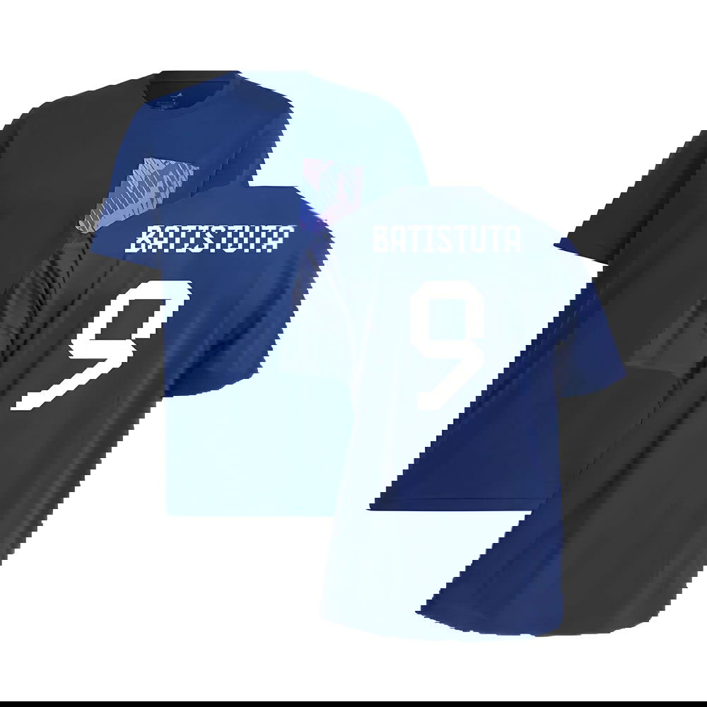 2022-2023 Argentina DNA Graphic Tee (Night Indigo) (BATISTUTA 9)