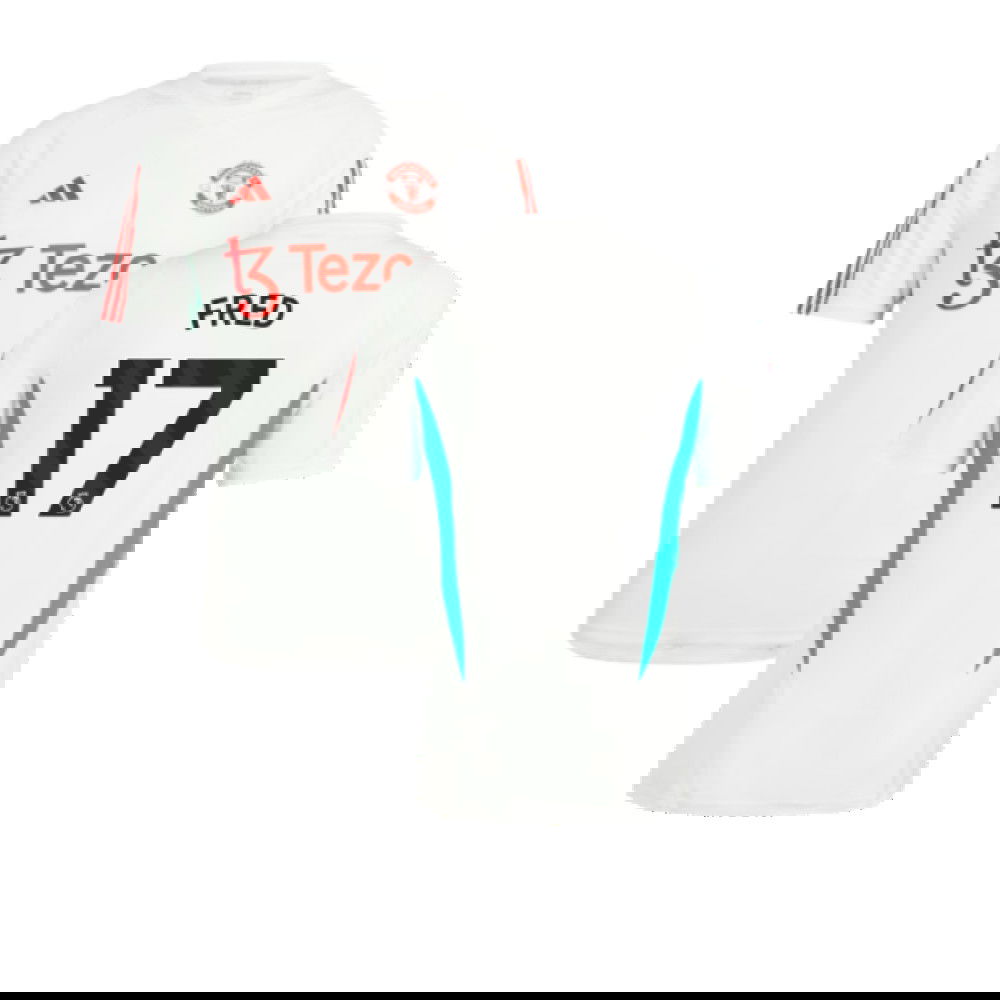 2023-2024 Man Utd Training Jersey (White) (Fred 17)