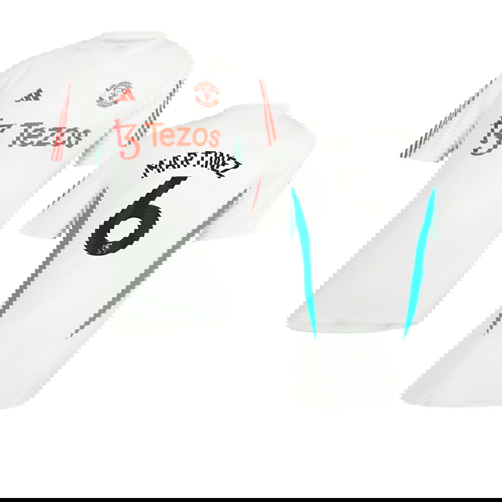 2023-2024 Man Utd Training Jersey (White) (Martinez 6)